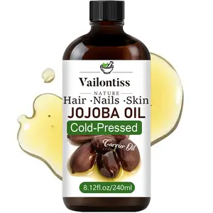 Jojoba Oil – Natural Carrier Oil for Skin, Hair, Scalp, Face, Moisturizing, Massage, Aromatherapy, and DIY Care | Large 8.12 fl.oz / 240ml
