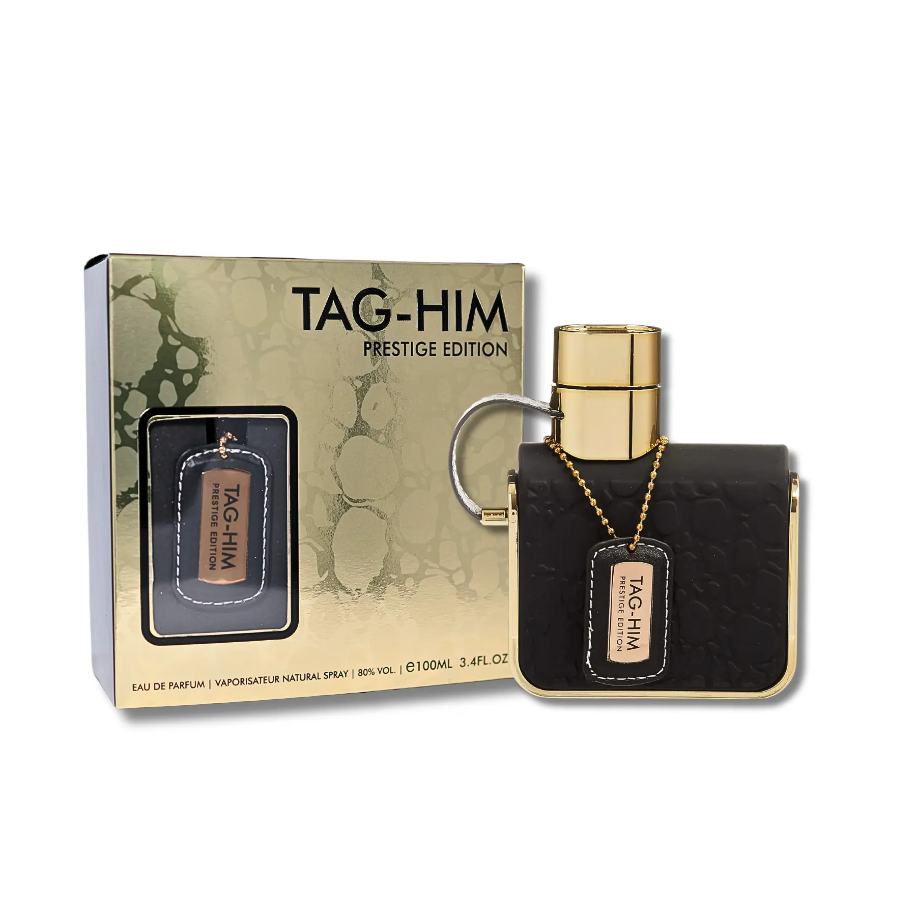 Armaf Tag Him Prestige Edition, Long-Lasting Woody Men's Fragrance with Vanilla Scents & Blood Orange, Eau de Parfum Spray, 3.4 fl oz, Edp, Adults