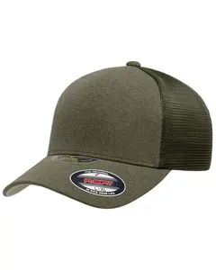 Flexfit 5511UP Unipanel Fitted Baseball Cap - Seamless Design, 5-Panel Polyester Stretch, Snug Fit, Curved Visor, Unisex Modern Streetwear Accessory