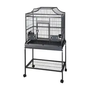 212 MAIN Elegant Style Small Black Flight Bird Cage, Parakeet Cage for Pet Bird Supplies, Parakeet Cages