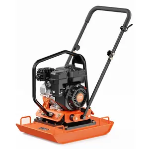 fathersdaygift VEVOR Plate Compactor, 7.0 HP Gas Engine, 4451.22 lbf Vibration Compaction Force, 432 sq. in Plate, 5400 RPM Power Tamper, Ground Compactor Rammer for Dirt, Gravel, Asphalt, Foundation, EPA Compliant