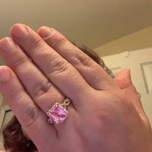 Fashion Elegant Zircon Decorated Ring, Fashion Jewelry for Party, Everyday Accessory, Trendy All-match & Exquisite Jewelry for Birthday Gift, Solitaire Engagement Ring