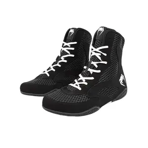 Venum Contender Boxing Shoes - Black/White