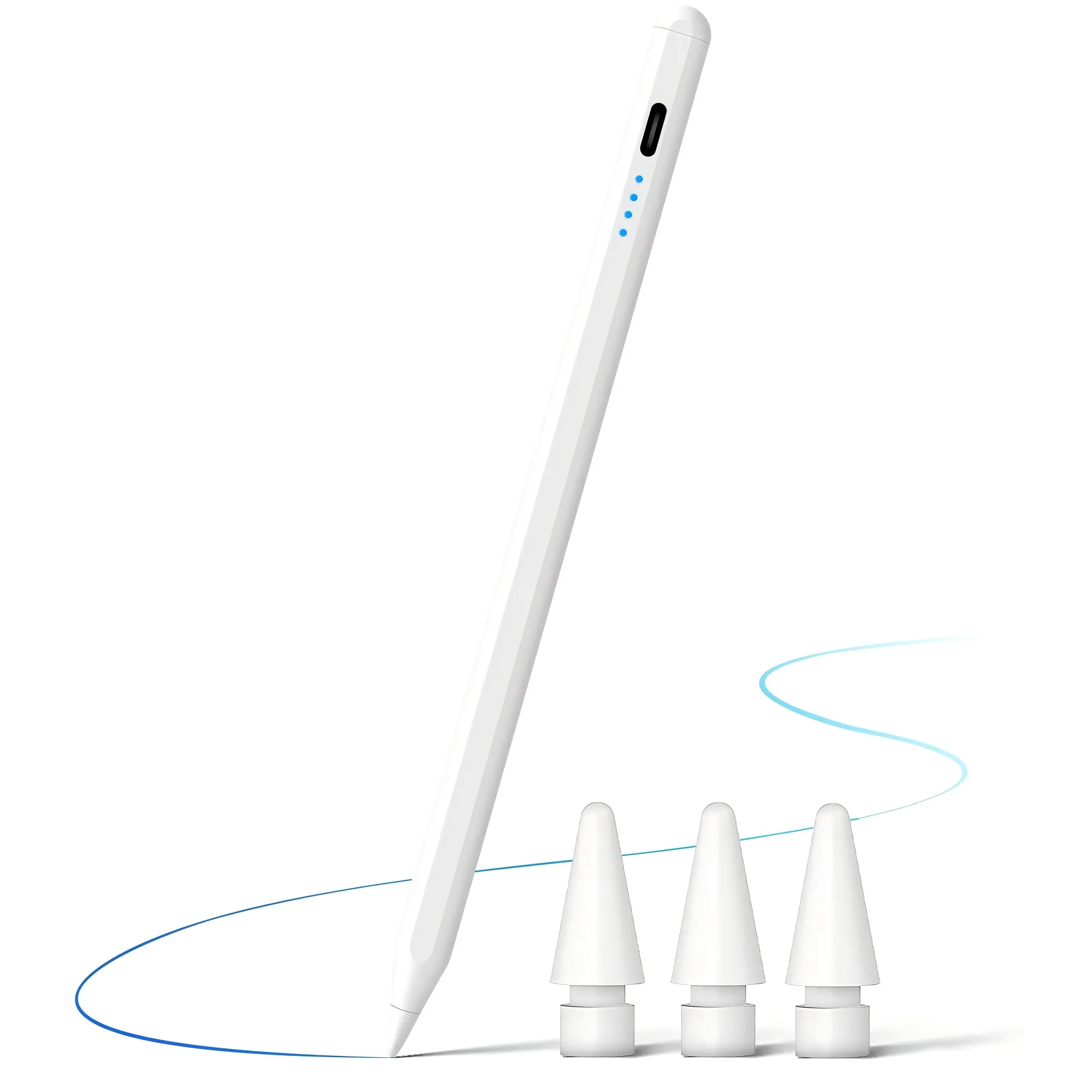 Pink Stylus Pen (2nd Generation Active Pencil), Fast-Charge Tablet Accessories, Touchscreen Stylus Pens for 2018-2025 11/12.9in Pro, 3/4 Air, 6/7/8/9/10th Gen, 5/6 Gen Mini Touchscreen Device