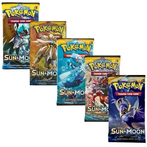 Sun & Moon Booster Pack - SM Base Set (SM01) - 10 Non-Sports Trading Cards from Pokemon TCG Collection