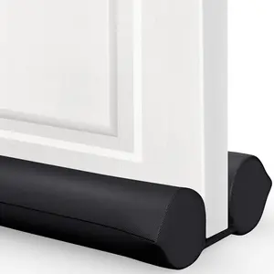 Under Door Draft Stopper - Bottom Door Gap Filler & Seal - Windproof Door Cover - Fits 30 to 36 Door - Block Noise, Sound, , Cold Air, Wind - Easy Install Draft Blocker - Black