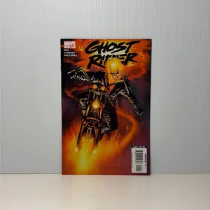 Marvel Ghost Rider 1st Issue Comic Book - Iconic Character on Motorcycle Cover - Collectible Edition