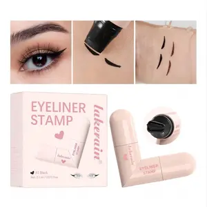 Eyeliner Pencil, Makeup Eyeliner, Dual-Head Stamp Eyeliner Pen, Integrated Eyeliner Stamper, Precision Define, Waterproof Smudgeproof, Long-Lasting Liquid Eyeliner, Wing Eyeliner