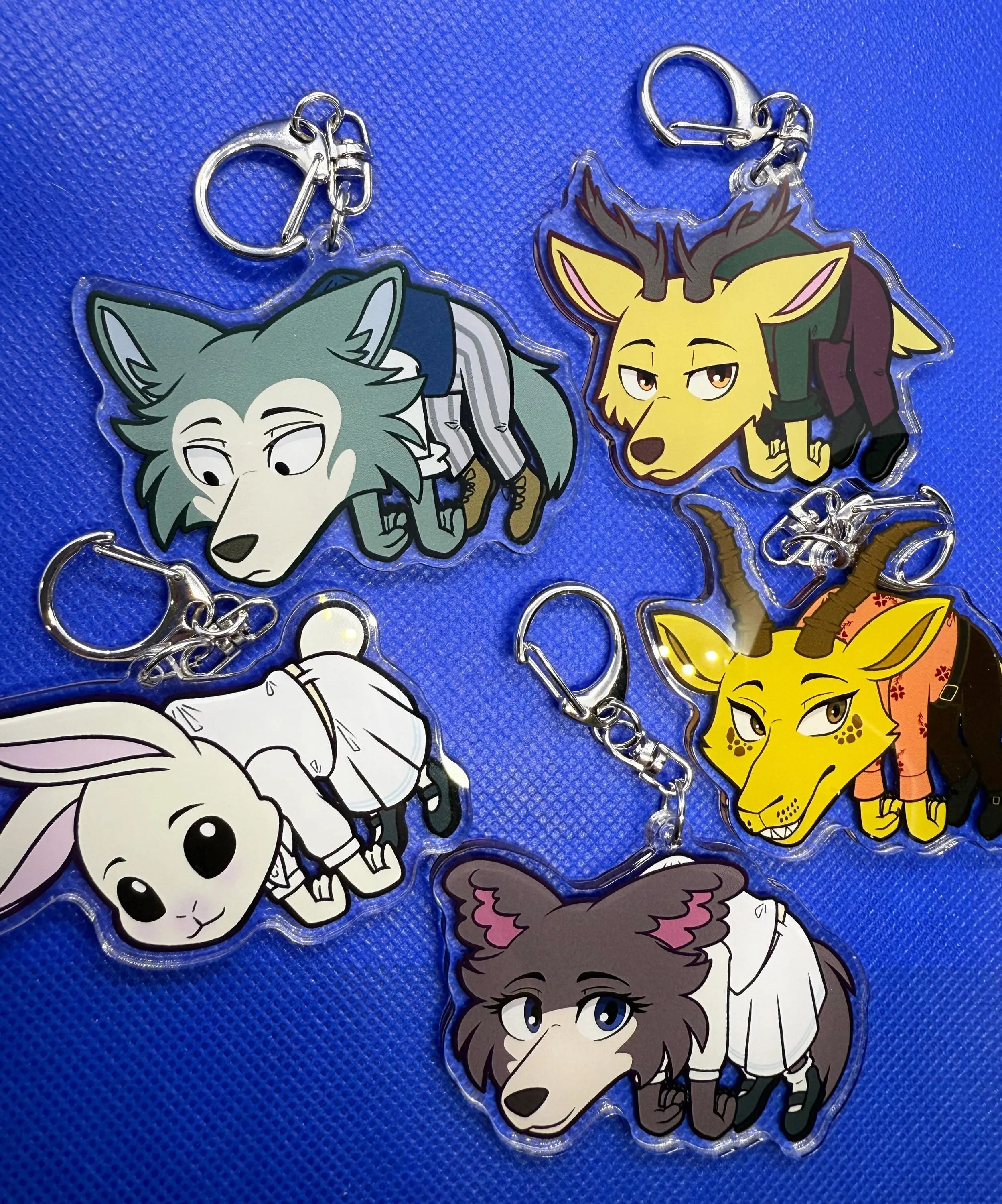 Beastars Acrylic Charm Keychains