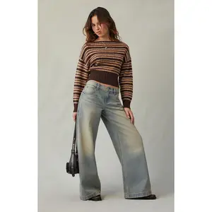 Pacsun Women's Sloane Low Rise Ultra Baggy Jeans Light Blue Tint