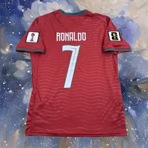 C7 Ronaldo 2526 Home Quick-Drying Short-Sleeve RedSoccer Jersey