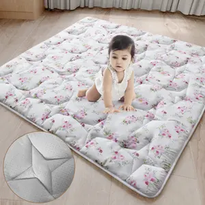 Moonsea Multi-size Padded Play Mat Thick Non-Slip Portable Floor Mat for Playpen and Nursery Machine Washable Playmat #Tiktokshopmothersday