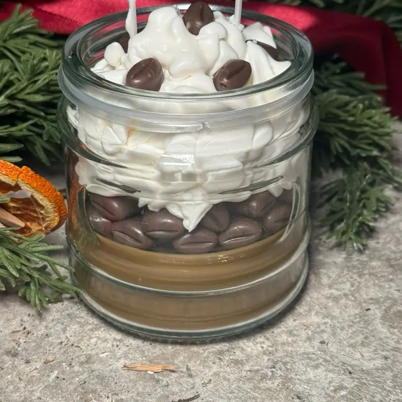 Fresh coffee candle