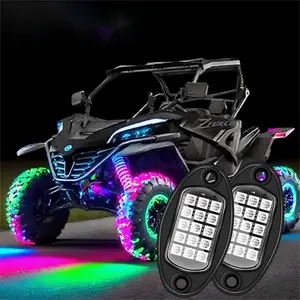 Ultimate RGB Rock Lights For Off Road Beast Trucks SUVs ATVs Remote App Control Rhythm Pulse Lighting