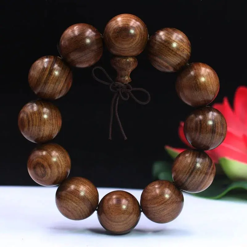 Large Buddhist bead bracelet, 18 mm × 20 cm