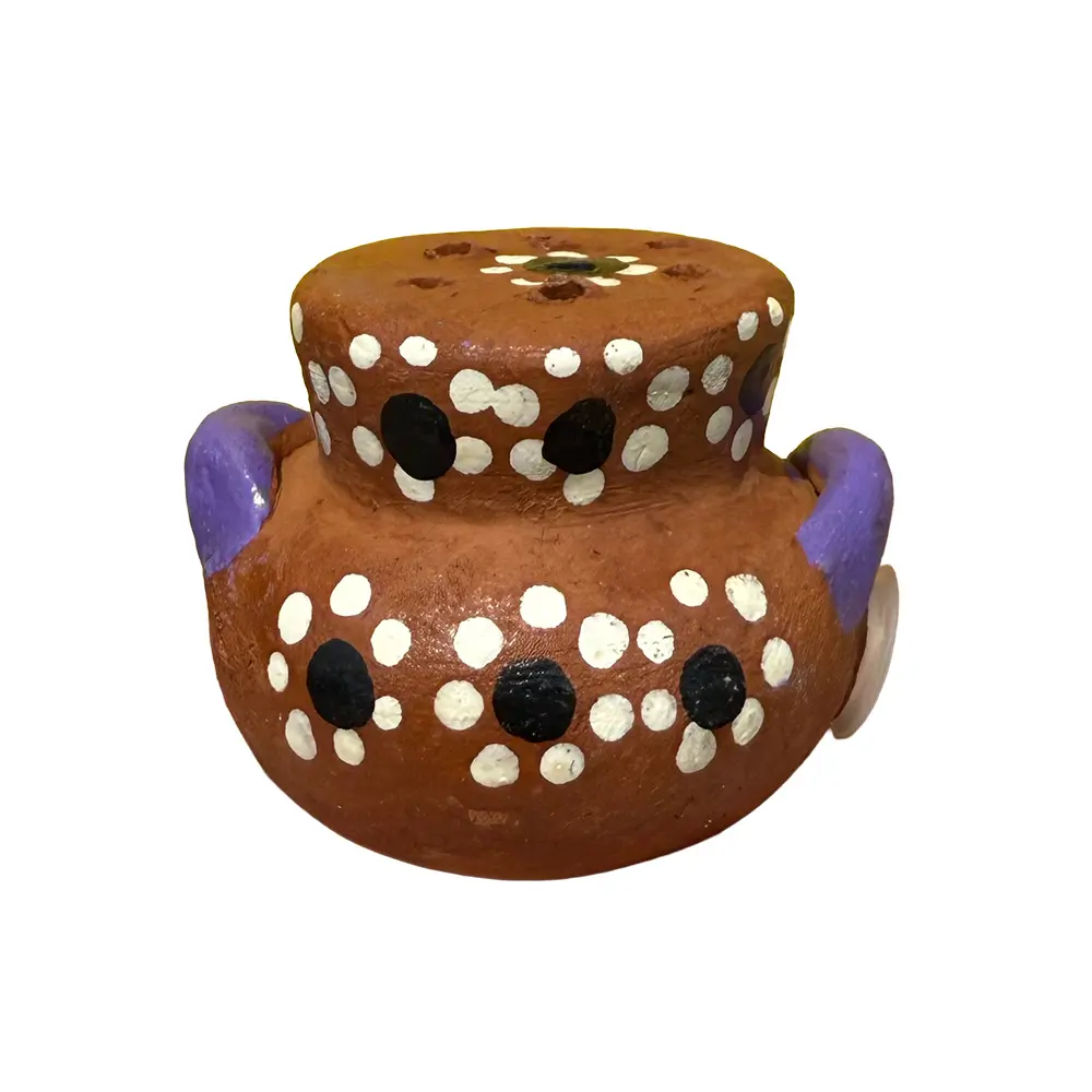 Salero color morado