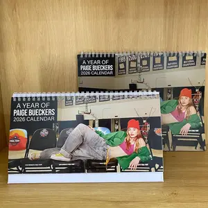 Pa4ige Buueck4rs Wall and Desk Calendar 2026 Basketball Fan Lover