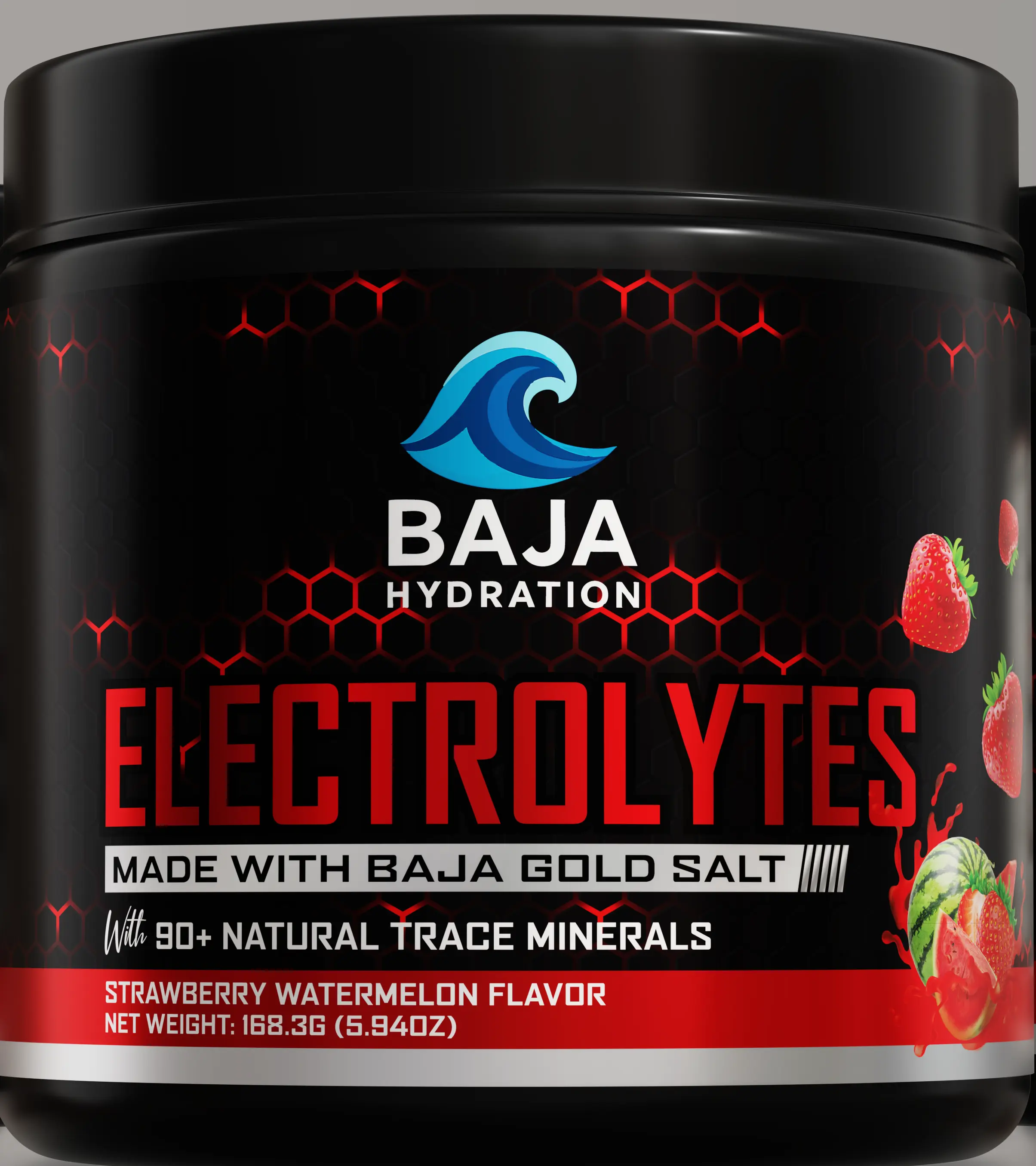 Salt Spring Labs Baja Hydration Edition Strawberry Watermelon Electrolyte & Mineral Supplement Drink Mix