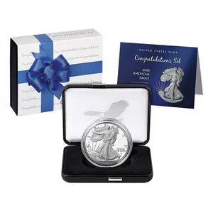 2026-P Congratulations Silver Eagle Set with Original Government Packaging. **Sold Out at the Mint**