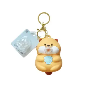 Stress-relief squeeze toy, silicone toy for venting and stress relief, creative pendant suitable for backpacks or car key chains, gift for Easter, Halloween, and Christmas