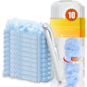 Dusters for Cleaning,Heavy Duty Dusters with 10 Count 360 Duster + 1 Handle