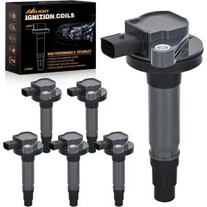 Nilight Ignition Coil Pack Fit for Ford Edge Explorer F150 Flex Taurus Lincoln MKS MKT MKZ Mazda 6 CX-9 Mercury Sable 3.5L 3.7L V6 2007 2008 2009 2010 2011-2016 OE# UF553 DG520 Ignition Coils Set of 6