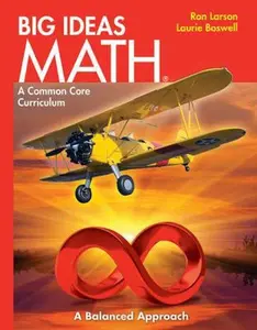 USED-BIG IDEAS MATH: Common Core Student Edition Red 2014 by HOUGHTON MIFFLIN HARCOURT (Hardcover)