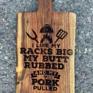 Funny BBQ cutting board or charcuterie board