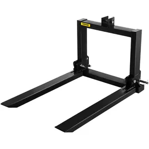 VEVOR 3 Point Hitch Pallet Fork 2000lbs,  Fork Attachment for Category 1 Tractor, 25.5\'\'x22\'\'x41\'\', Steel Tractor Heavy Equipment Attachment, for Tractor, Skid Steer Loader