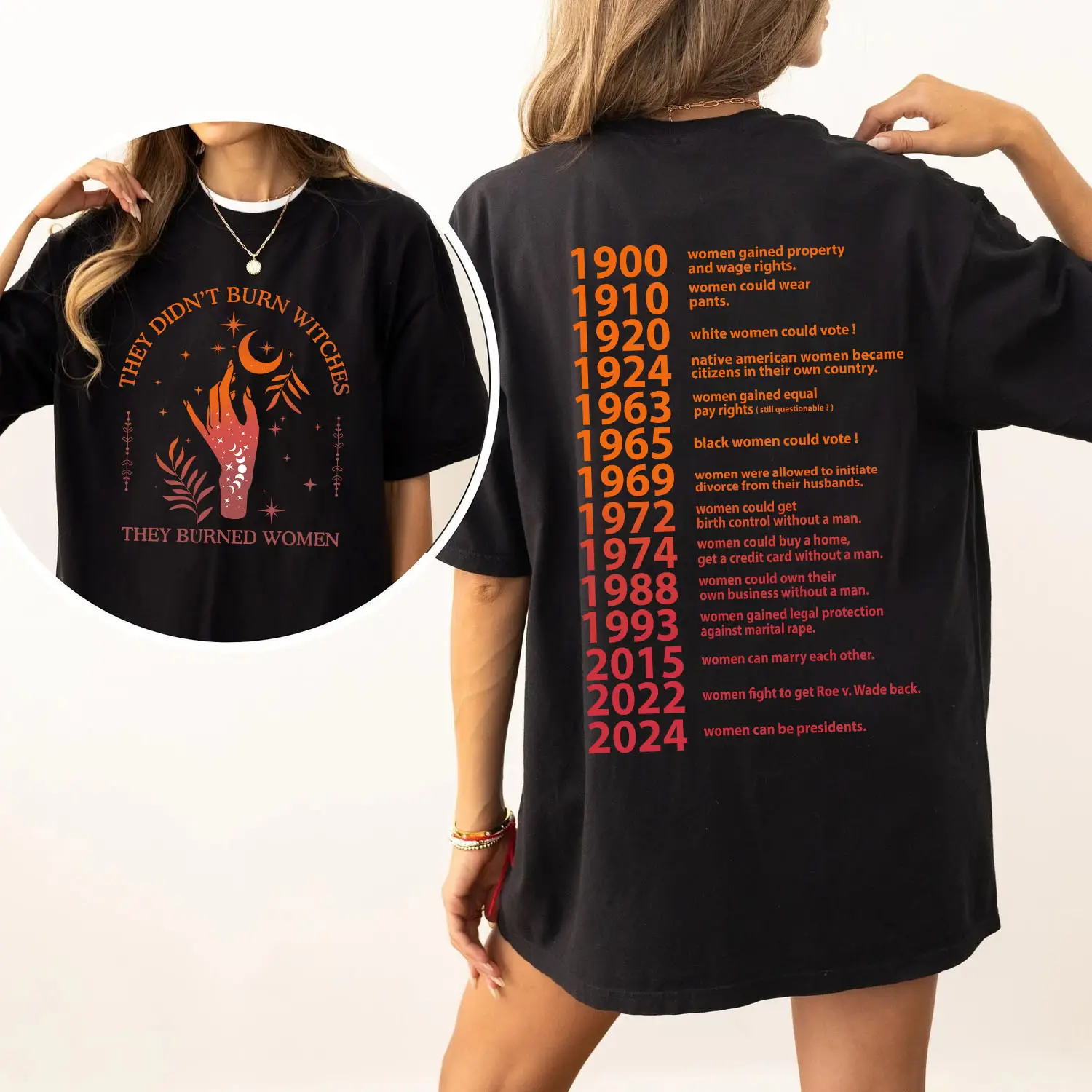 They Didn't Burn Witches They Burned Women Shirt, Feminist Witch Shirt, Feminist Shirt, Women's Rights Shirt, Equality Shirt, Halloween Feminism Shirt