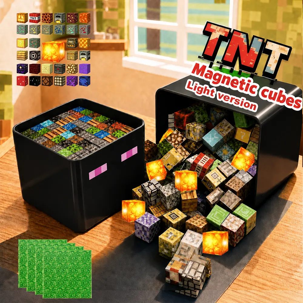 250PCS Magnetic Cubes Building Blocks Set - DIY Building Block STEM Kit, No-Snap Magnetic Construction Toy for Kids, Screen-Free Creative Party Gift for Ages 6+, Diy Kits, Magnetic Building Cubes