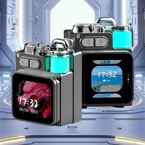 Smart Wireless Portable Speaker with Touchscreen, High-Fidelity Sound Quality, LED Lights, Perfect for Music Lovers & Outdoor Use