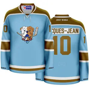 Sudbury Blueberry Bulldogs Home Hockey Jersey - JJ FRANKIE JJ