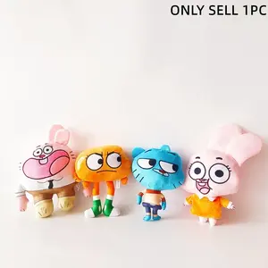 The Amazing World of Gumball Plush Toy, Gumball Darwin Anais Cartoon Comedy, Unisex Soft Stuffed Animal Gift for Kids, Soft Cuddly Gift, Birthday & Festival Present