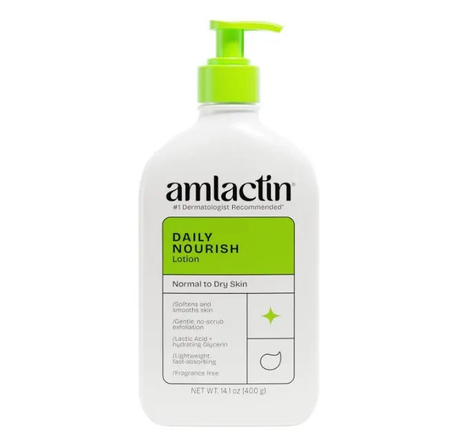 AmLactin Daily Nourish Body Lotion, 12% Lactic Acid, 14.1 oz
