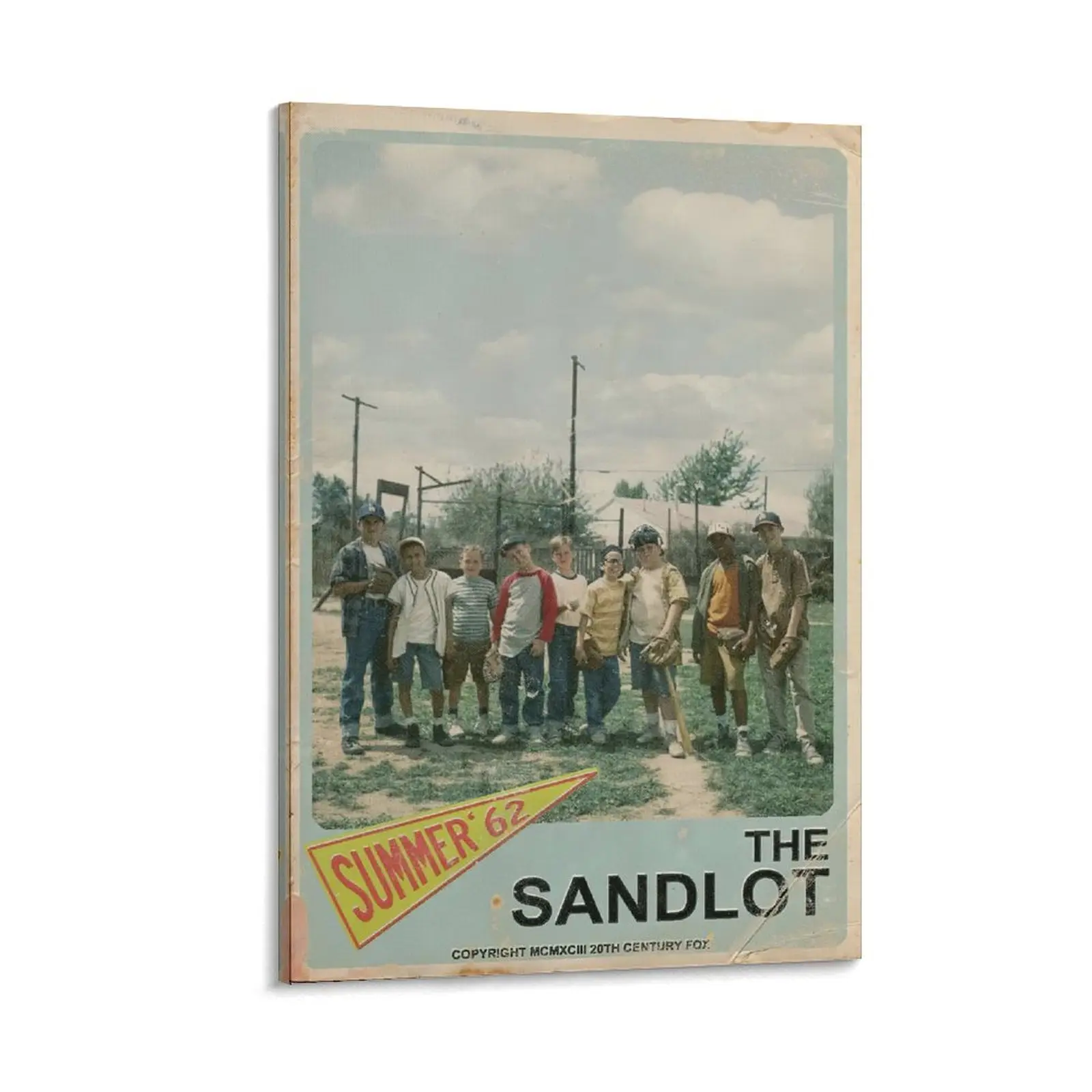 The Sandlot Poster 1 Poster Canvas Wall Art For Bedroom Decor Bar Office Room Decor Gift