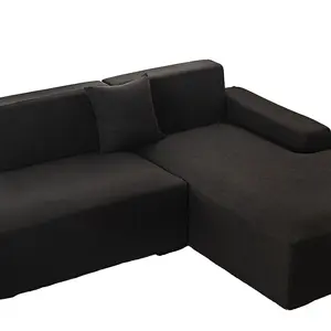 Non-Slip L-Shaped Sofa Cover, High Elasticity Soft Corner Sofa Cover, Washable Sofa Slipcover, Universal Washable Furniture Protector, Stretch Sofa Cover, Couch Sofa Protector, Durable and Easy to Install