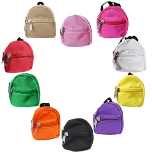 Pack of 10 Doll Mini Bag Backpack Mini Doll Bag Doll House Decoration Toy Accessories for Gifts Halloween, Christmas Gift