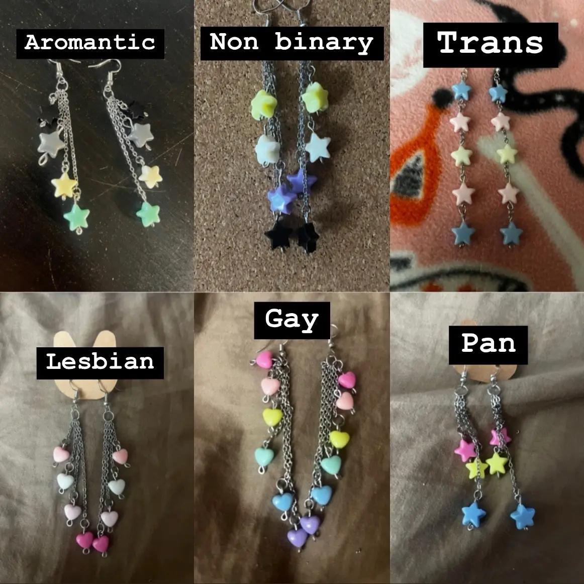Pride flag earrings Pride flag earrings