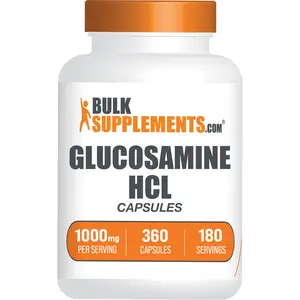 BulkSupplements - Glucosamine HCl Capsules - Healthy Joints - 360 Capsules - 1000mg per Serving