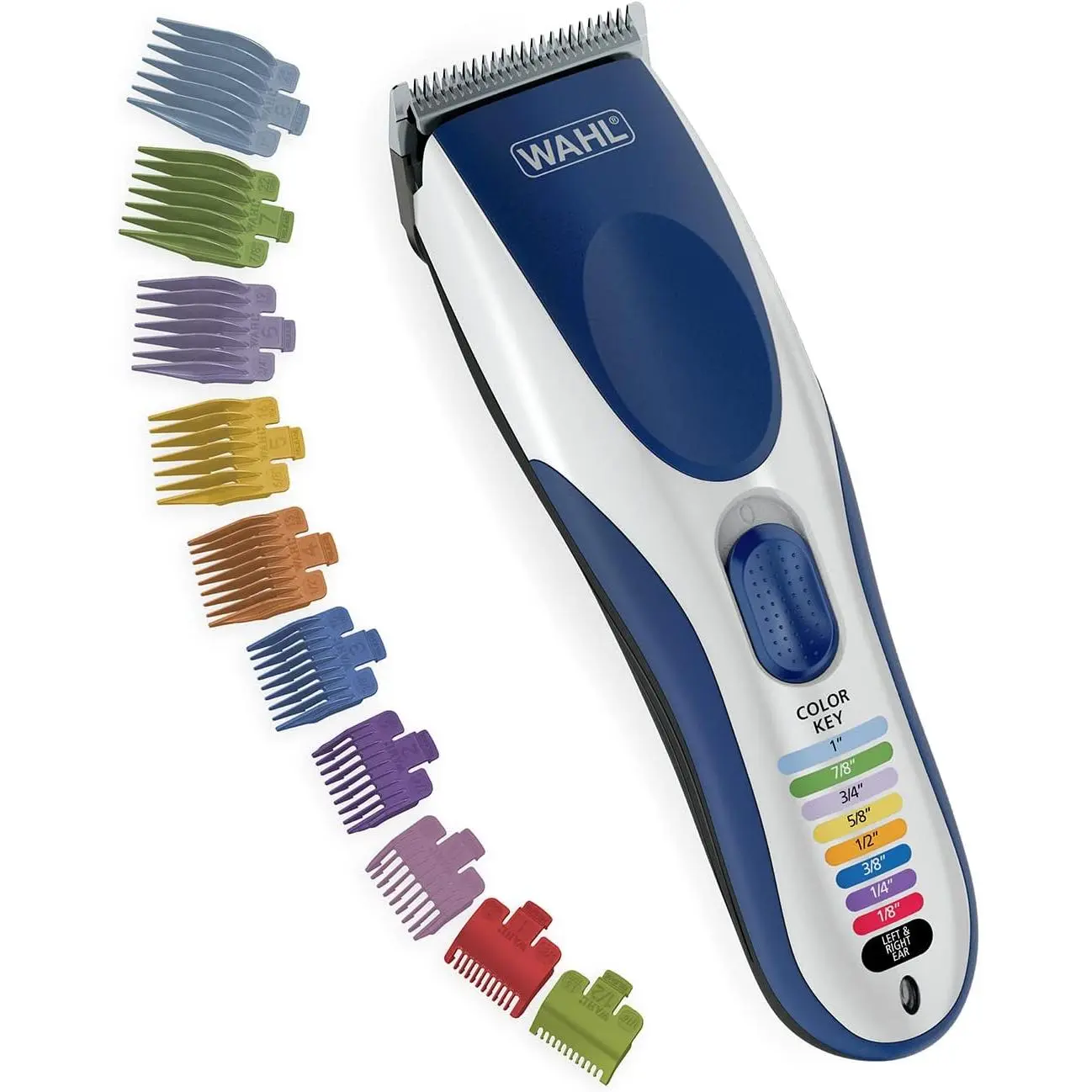 Cordless Hair Clipper & Trimmer Set for Easy Hair Clipping, Professional Rechargeable Lithium Ion Grooming Kit with Color-Coded Combs for Men, Women & Kids, Cordless Clippers Set, Easy Trimming