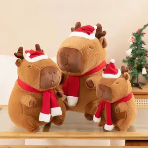 New 50cm Kawaii Capybara Plush Toy Capybara Stuffed Doll Christmas Gift Kids Birthday Xmas Present Cuddly Pillow Factory