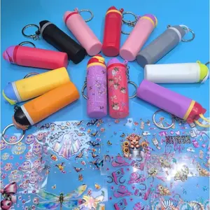 40pcs New Style New Color Mini Keychain Sticker Set for DIY Craft