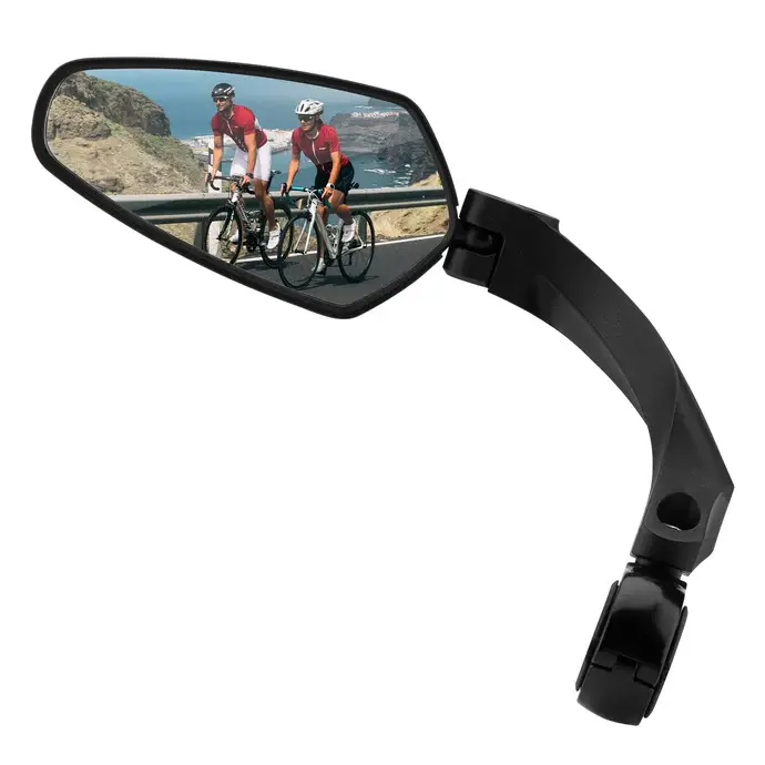 ROCKBROS Bicycle Handlebar Mirror, 360° Rotation Adjustable Left/Right Wide Range Backsight Reflector, Functional Handlebar Mirror Accessories for Road Biking Cycling Safety