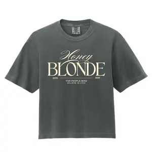 Honey Blonde Tee | Music for people who believe in love| Jonas Comfort Color Boxy Heavyweight Shirt | Concert Outfit