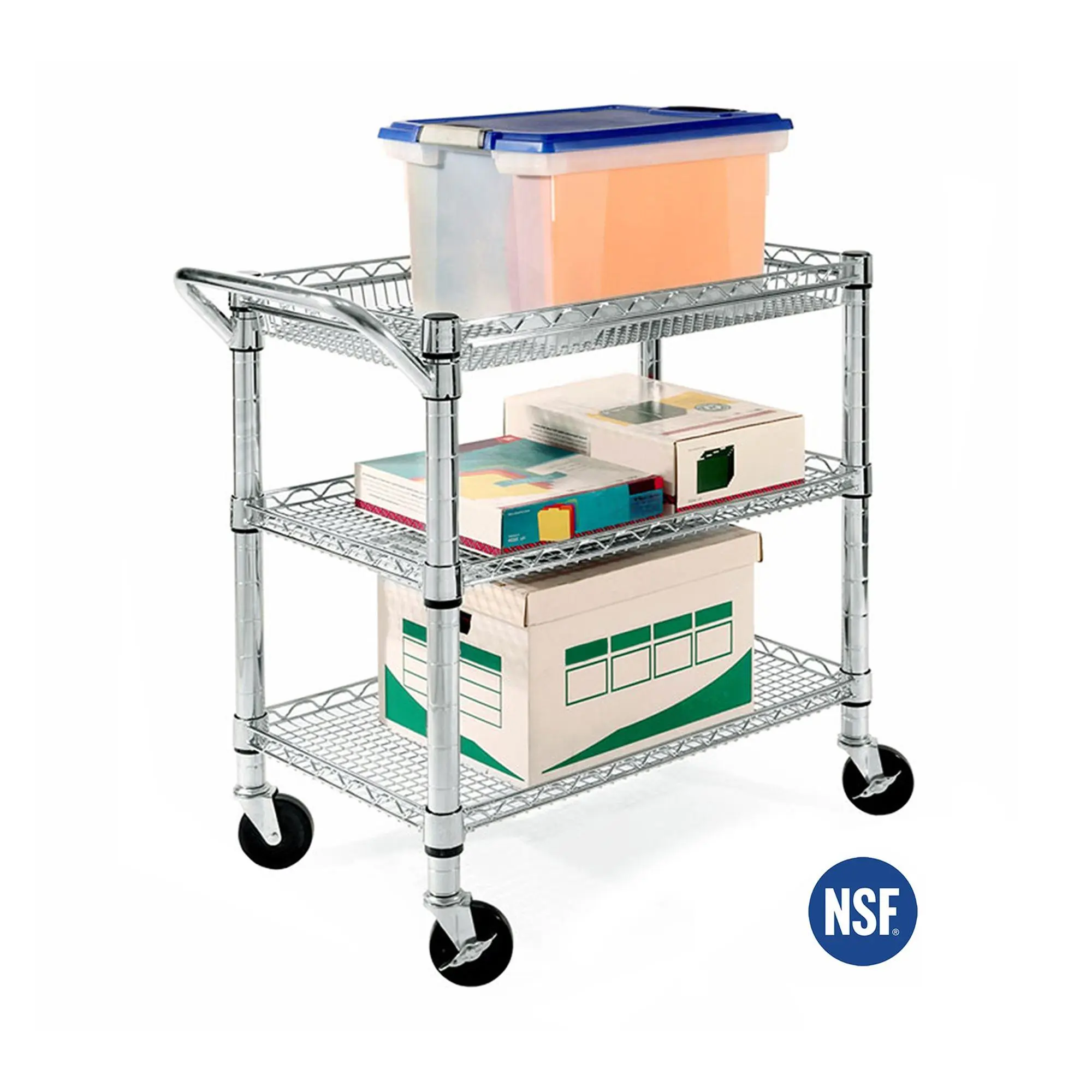 Seville Classics UltraDurable NSF Commercial Utility Cart