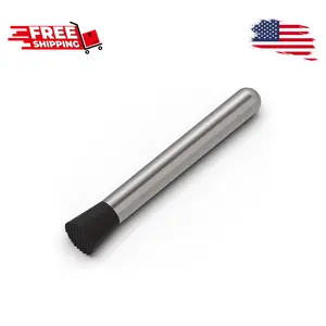 8" Muddler for Cocktails, Stainless Steel
