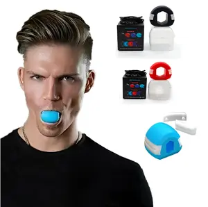 Jaw Line Shaper for Strengthening Jawline Exerciser Facial Neck Exerciser Powerful Jaw Trainer-Double Chin Reducer Eliminator Muscle Workout Resistance