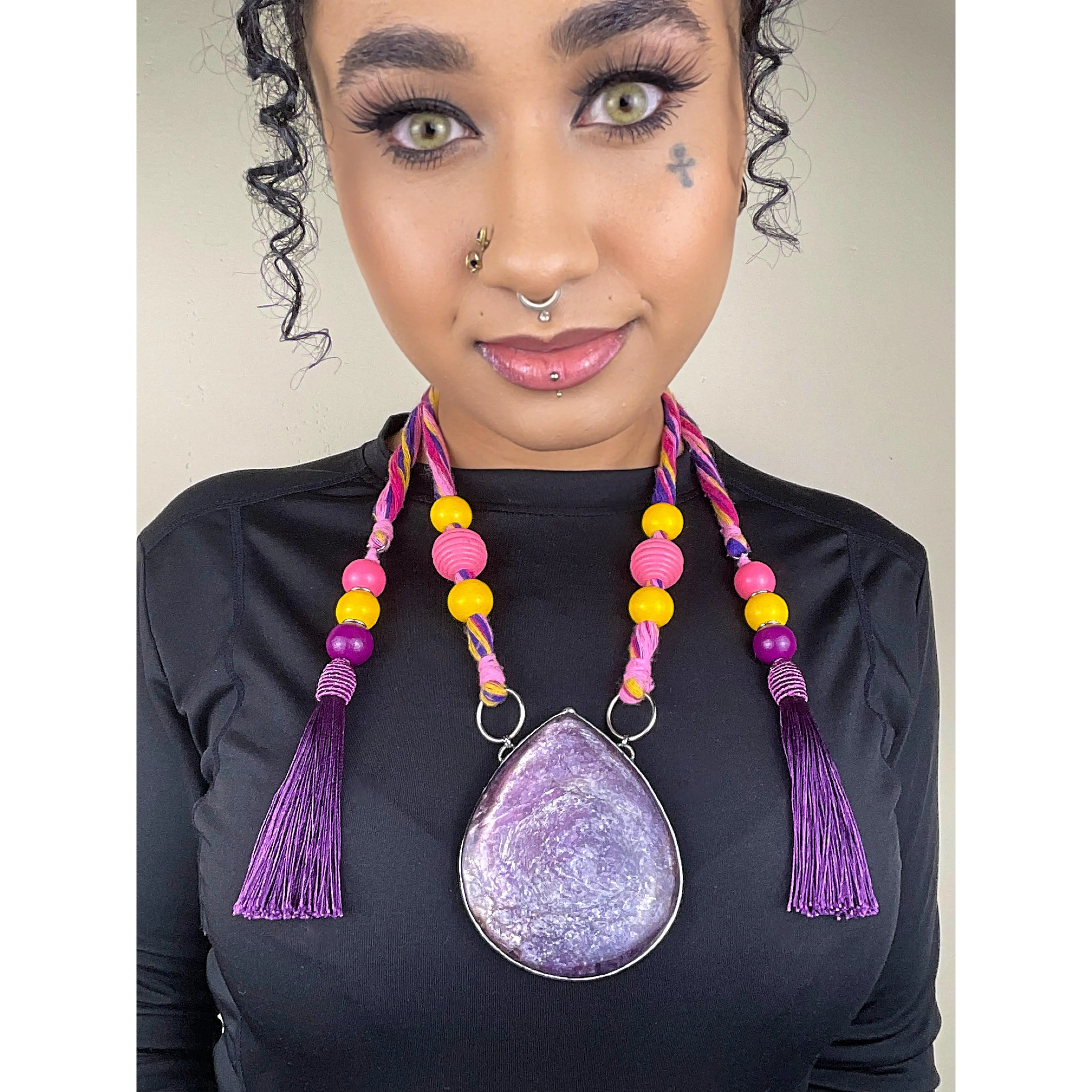 Helena | Lepidolite Necklace