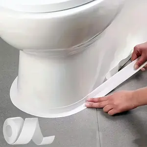 Caulk Tape, Toilet Caulk Strip Waterproof, Traditional Caulking Replacement, Caulking Sealant Tape for Kitchen, Sink, Bathroom, Countertop, Shower, Bathtub Edge Protector (1.5" x 10.5Ft)
